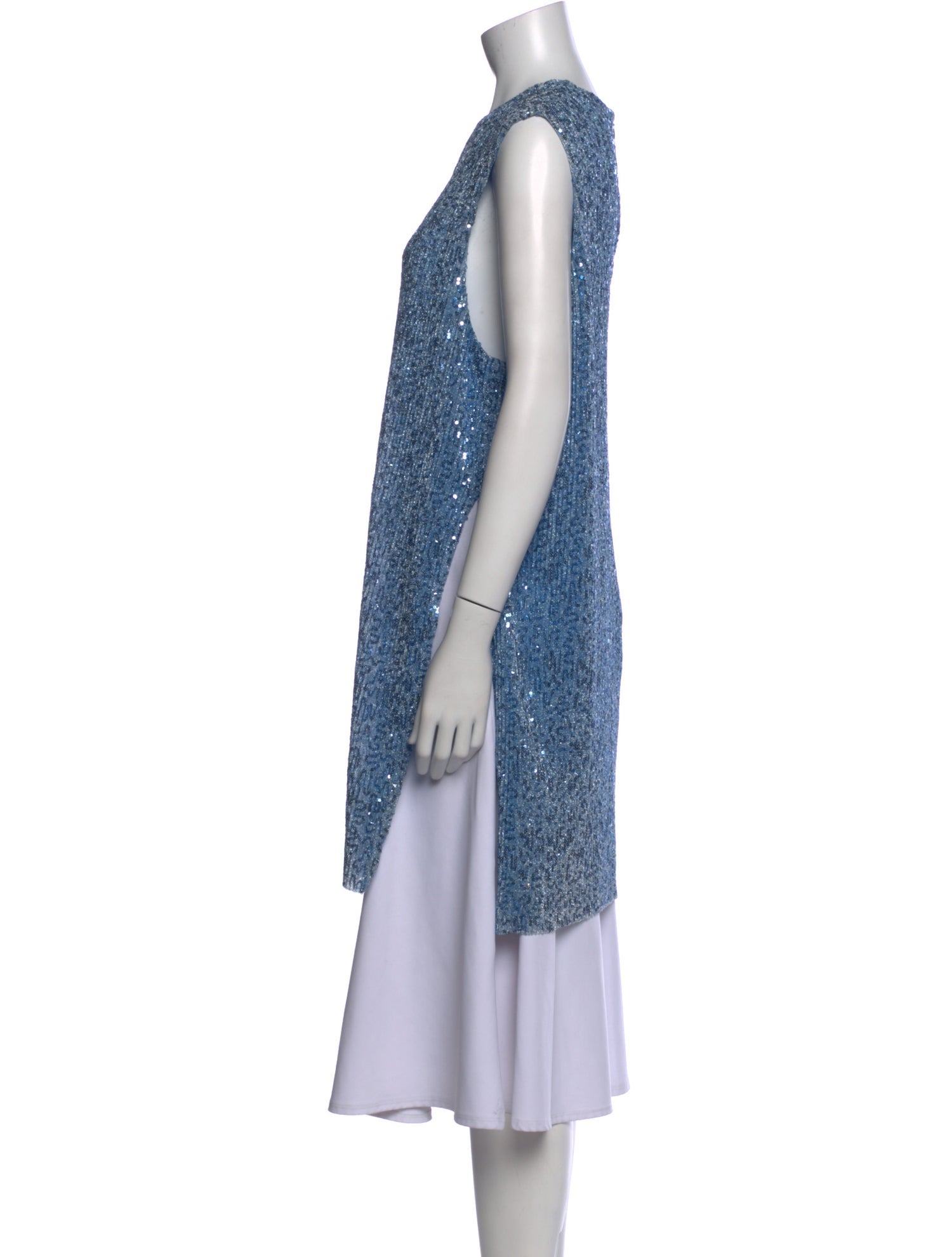 Stine Goya Crew Neck Sleeveless Tunic